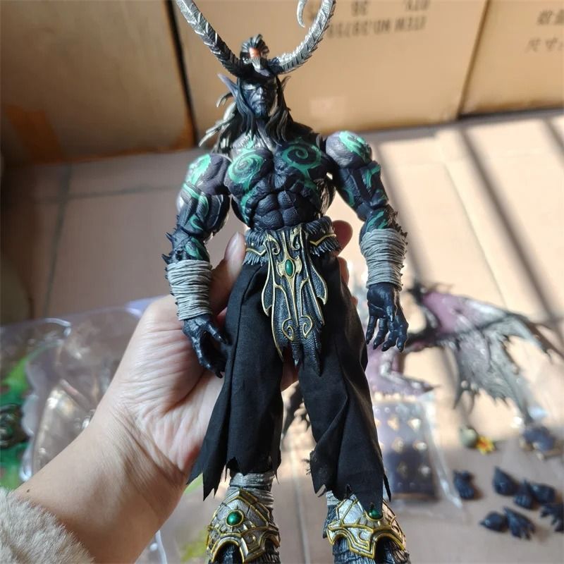 Фігурка World of Warcraft, Варкрафт Іллідан Лють Бурі в демонічній формі, Illidan, рухомий, 25 см (WC 0024)