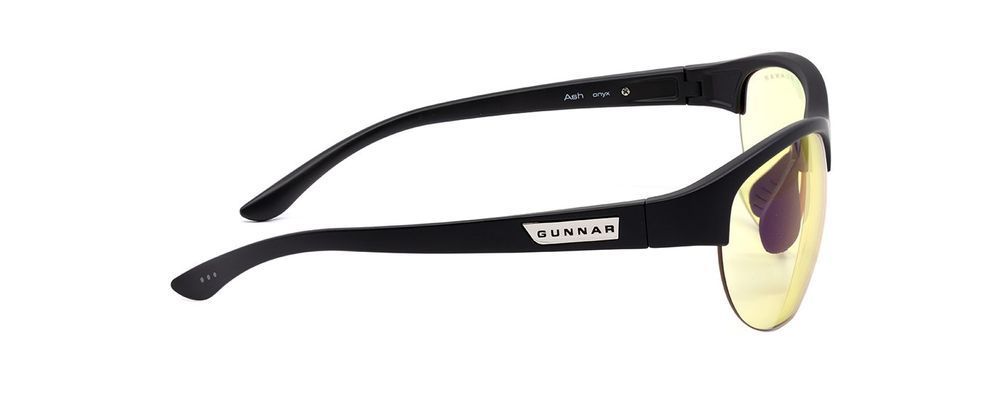 Компьютерные очки для геймеров Gunnar, 6-Siege Ash Edition, Onyx, Amber React, White (ASH-00101)