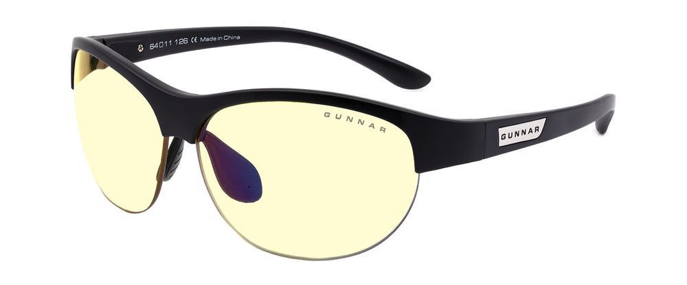 Компьютерные очки для геймеров Gunnar, 6-Siege Ash Edition, Onyx, Amber React, White (ASH-00101)