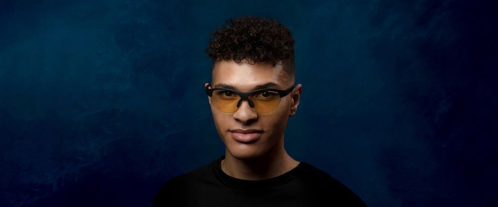 Компьютерные очки для геймеров Gunnar, 6-Siege Ash Edition, Onyx, Amber React, White (ASH-00101)