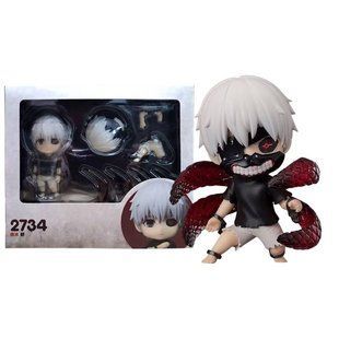Аниме фигурка нендороид Токийский Гуль, Tokyo Ghoul Кэн Канэки, Ken Kaneki 2734, подвижный, 10 см (TG 0021)