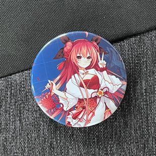 Значок аниме Рандеву с жизнью Date a Live, диаметр 58 мм (ZNDAL 0006)