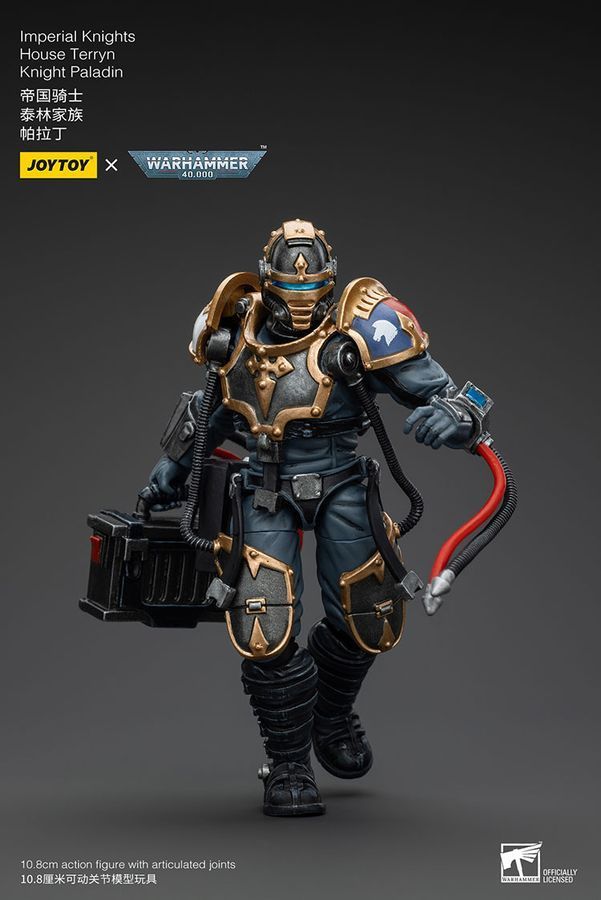 Фигурка из игры Warhammer 40k, Имперские рыцари Дом Террин Рыцарь Паладин, JOYTOY, подвижная, 53,7 см (WHR 0137)