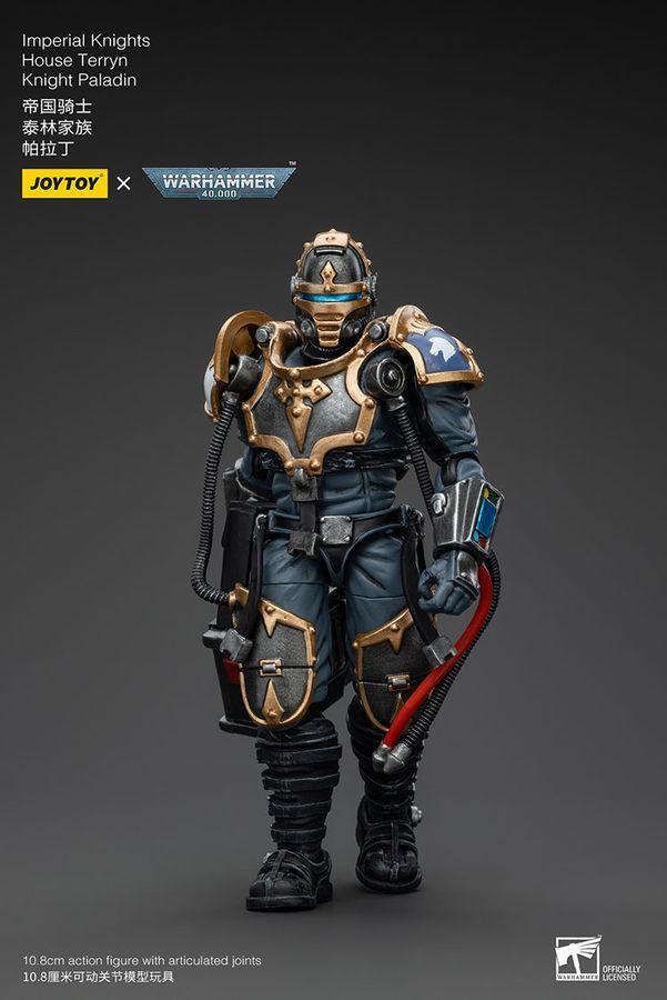 Фигурка из игры Warhammer 40k, Имперские рыцари Дом Террин Рыцарь Паладин, JOYTOY, подвижная, 53,7 см (WHR 0137)
