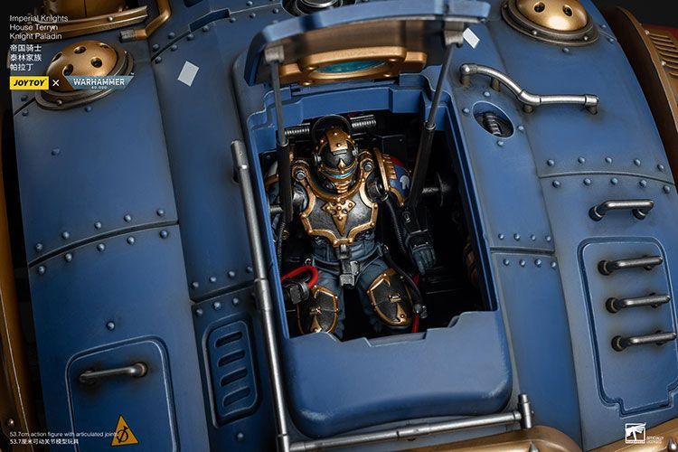 Фигурка из игры Warhammer 40k, Имперские рыцари Дом Террин Рыцарь Паладин, JOYTOY, подвижная, 53,7 см (WHR 0137)