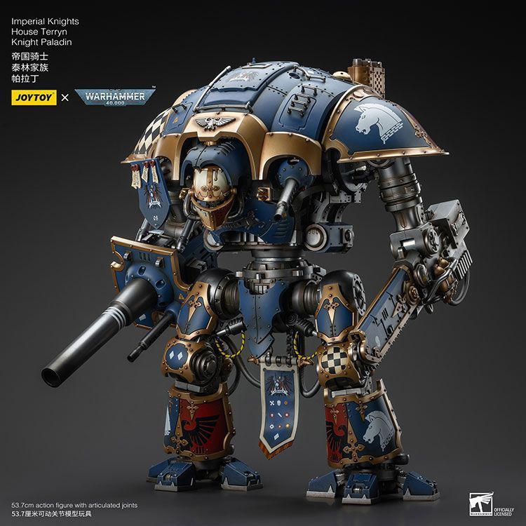 Фигурка из игры Warhammer 40k, Имперские рыцари Дом Террин Рыцарь Паладин, JOYTOY, подвижная, 53,7 см (WHR 0137)