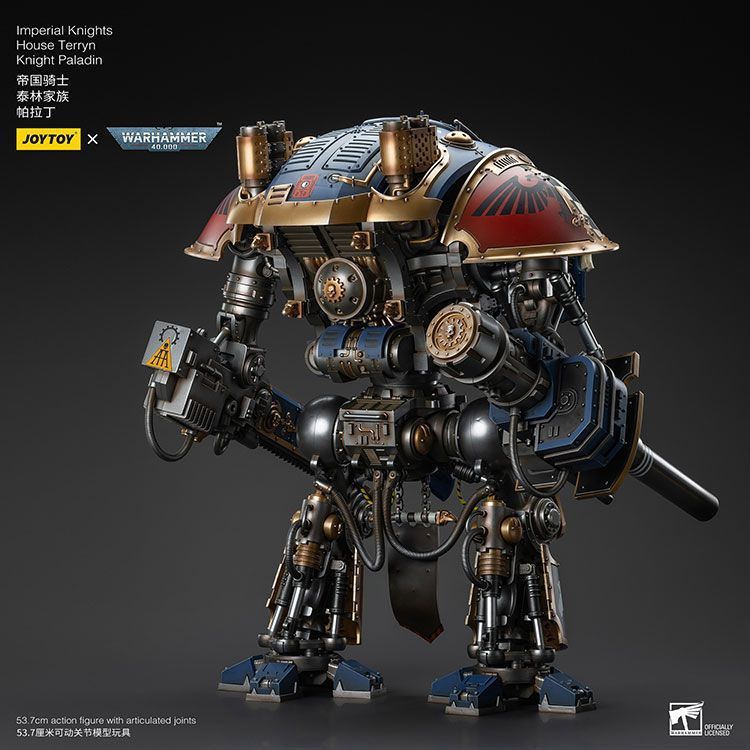 Фигурка из игры Warhammer 40k, Имперские рыцари Дом Террин Рыцарь Паладин, JOYTOY, подвижная, 53,7 см (WHR 0137)