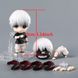 Аниме фигурка нендороид Токийский Гуль, Tokyo Ghoul Кэн Канэки, Ken Kaneki 2734, подвижный, 10 см (TG 0021)