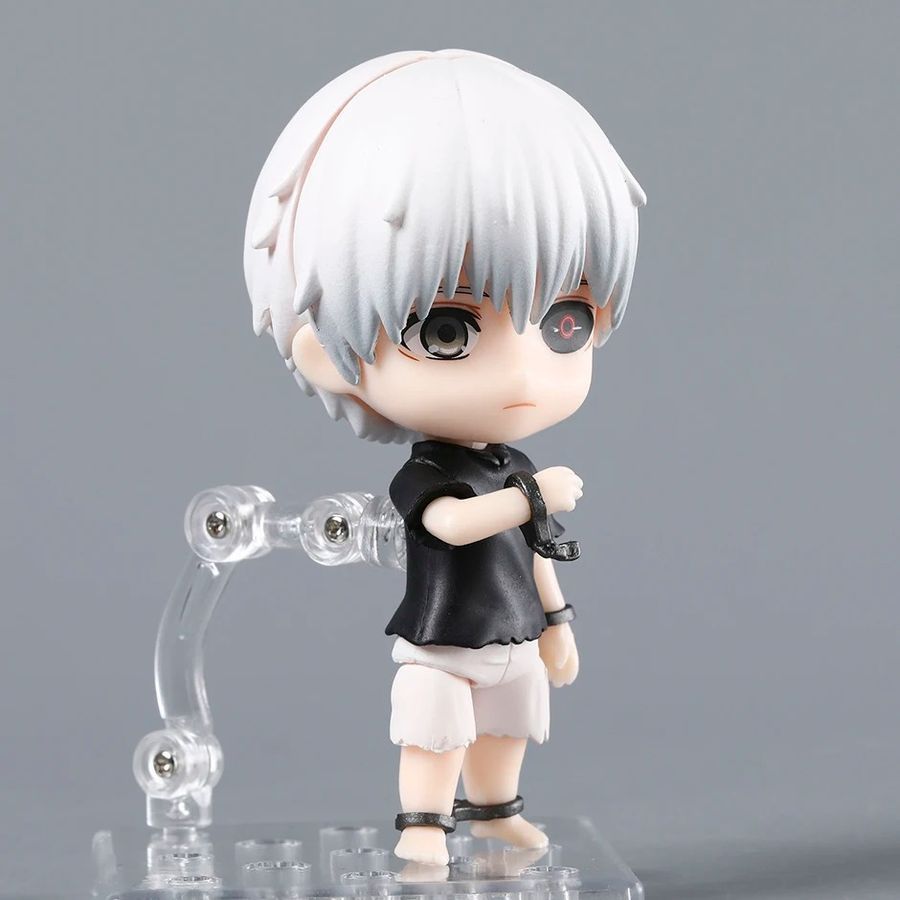 Аниме фигурка нендороид Токийский Гуль, Tokyo Ghoul Кэн Канэки, Ken Kaneki 2734, подвижный, 10 см (TG 0021)