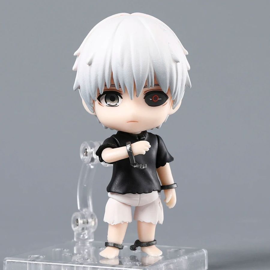 Аниме фигурка нендороид Токийский Гуль, Tokyo Ghoul Кэн Канэки, Ken Kaneki 2734, подвижный, 10 см (TG 0021)