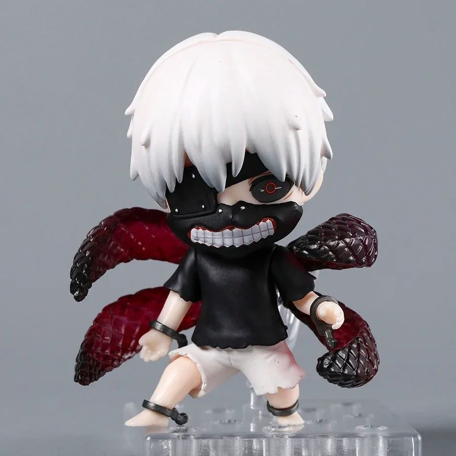Аниме фигурка нендороид Токийский Гуль, Tokyo Ghoul Кэн Канэки, Ken Kaneki 2734, подвижный, 10 см (TG 0021)