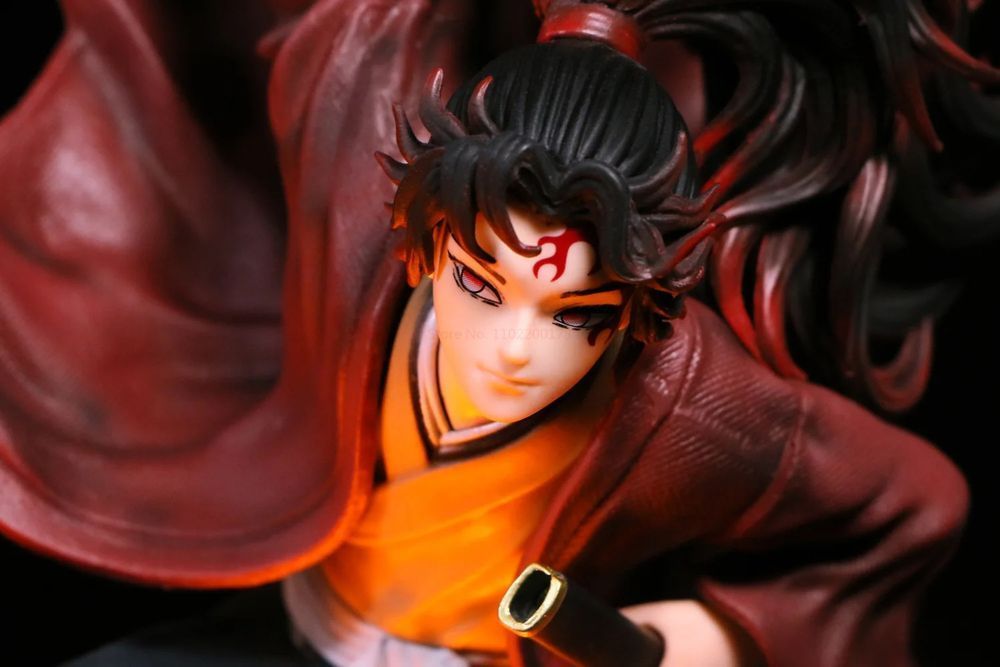 Аніме фігурка Demon Slayer Клинок розсікаючий демонів Tsugikuni Yoriichi, Еріїчі Цугікуні, з підсвічуванням, 29 см (BDD 0106)