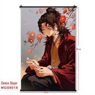 Гобелен аниме Demon Slayer, Клинок рассекающий демонов Ериичи Цугикуни, 60х90 см (GABBDD 0042)