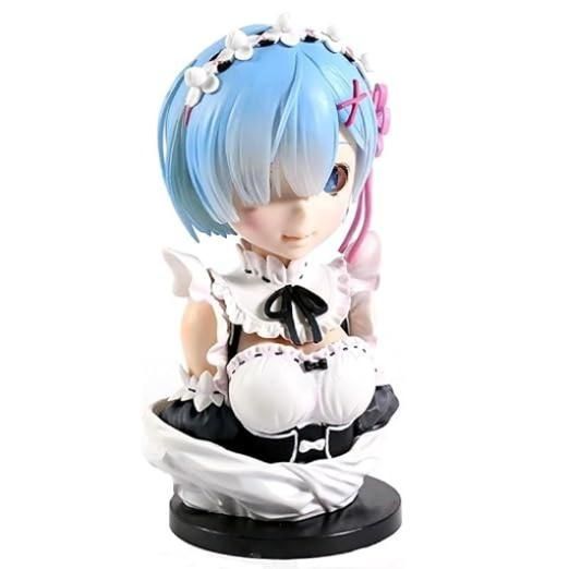 Аниме фигурка бюст Re Zero Жизнь с нуля Rem Рэм, с эффектом "следящих глаз", 21 см (RZR 0021)