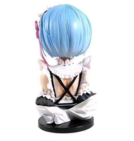 Аниме фигурка бюст Re Zero Жизнь с нуля Rem Рэм, с эффектом "следящих глаз", 21 см (RZR 0021)