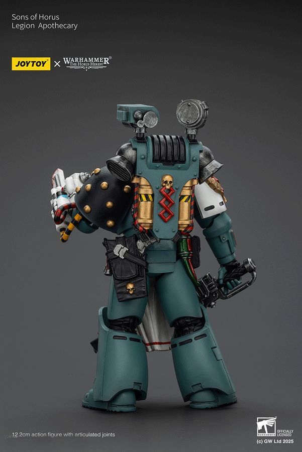Фигурка из игры Warhammer 40k, Сыны Хоруса Медик легиона, JOYTOY, подвижная, 12,2 см (WHR 0204)