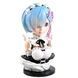 Аниме фигурка бюст Re Zero Жизнь с нуля Rem Рэм, с эффектом "следящих глаз", 21 см (RZR 0021)