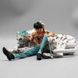 Аніме фігурка One Piece Ван пис Trafalgar Law, Трафальгар Ло і сніговий барс, з підсвічуванням, 18 см (OP 0168)
