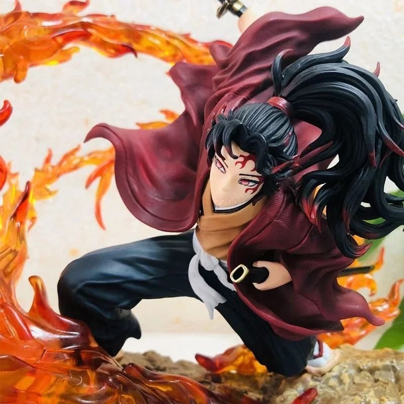 Аніме фігурка Demon Slayer Клинок розсікаючий демонів Tsugikuni Yoriichi, Еріїчі Цугікуні, з підсвічуванням, 29 см (BDD 0106)