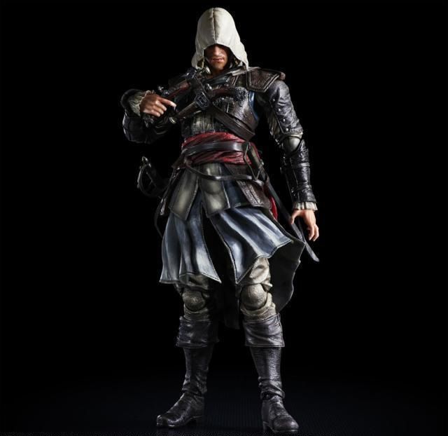 Фигурка игрушка из игры Assassin Creed Ассасин Крид Edward Kenway Эдвард Кенуэй, подвижная, 27 см (ASC 0007)