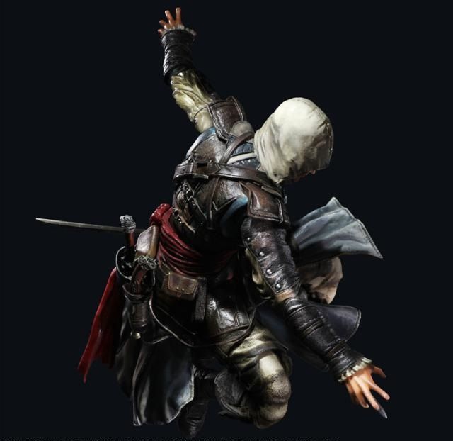 Фигурка игрушка из игры Assassin Creed Ассасин Крид Edward Kenway Эдвард Кенуэй, подвижная, 27 см (ASC 0007)