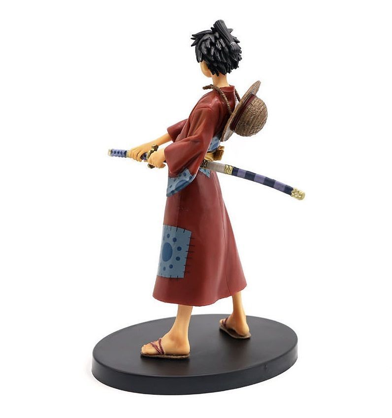 Аниме фигурка One Piece Ван Пис Luffy Мугивара Луффи в кимано, 18см (OP 0064)