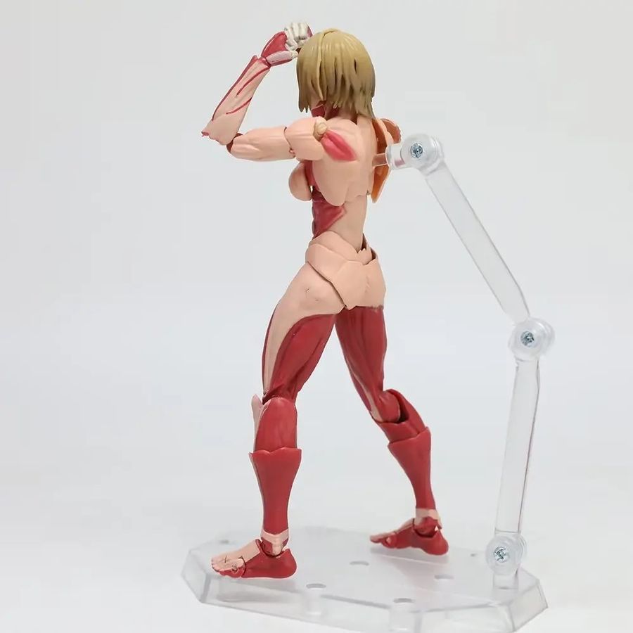 Аніме фігурка Атака титанів Attack on Titan Annie Leonhart, титан Енні Леонхарт, рухомий, 15 см (AT 0034)