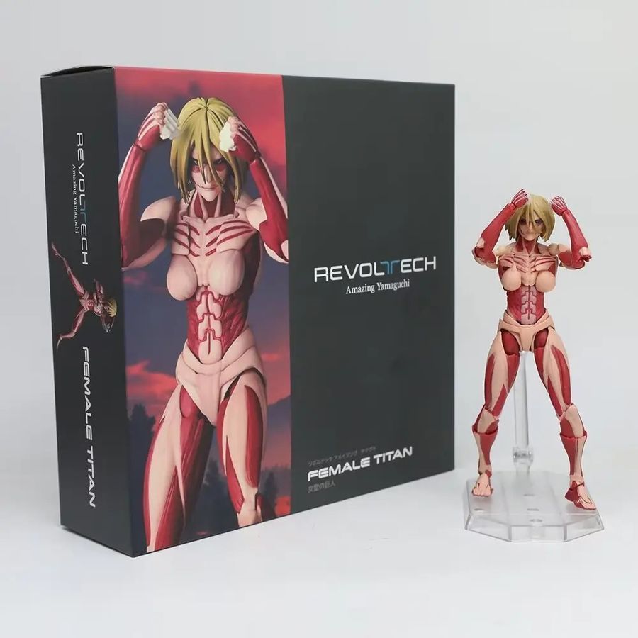 Аніме фігурка Атака титанів Attack on Titan Annie Leonhart, титан Енні Леонхарт, рухомий, 15 см (AT 0034)
