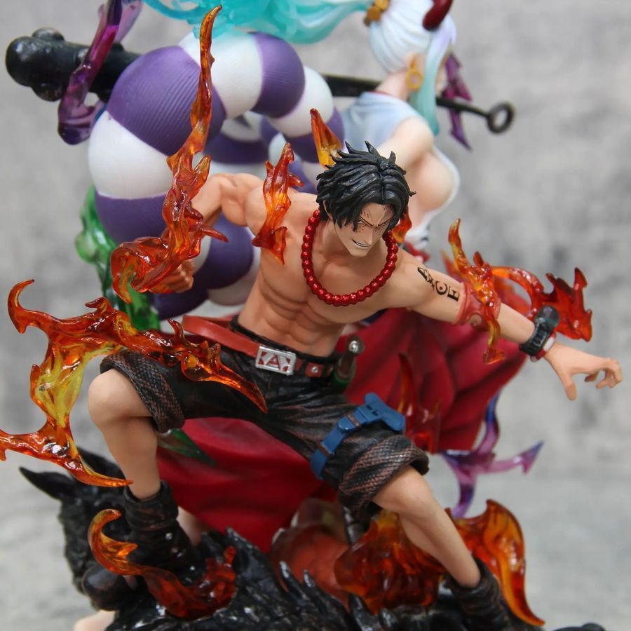 Аніме фігурка One Piece Ван Піс Yamato & Portgas D Ace, Ямато та Портгас Ді Ейс, 29 см (OP 0126)