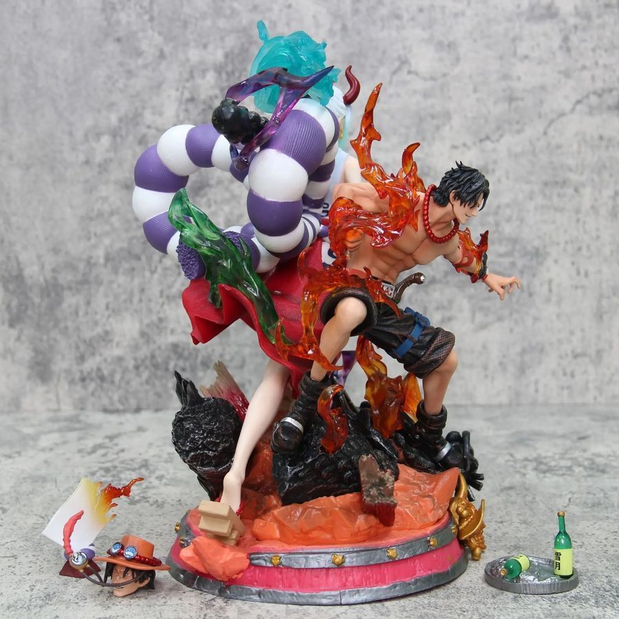 Аніме фігурка One Piece Ван Піс Yamato & Portgas D Ace, Ямато та Портгас Ді Ейс, 29 см (OP 0126)