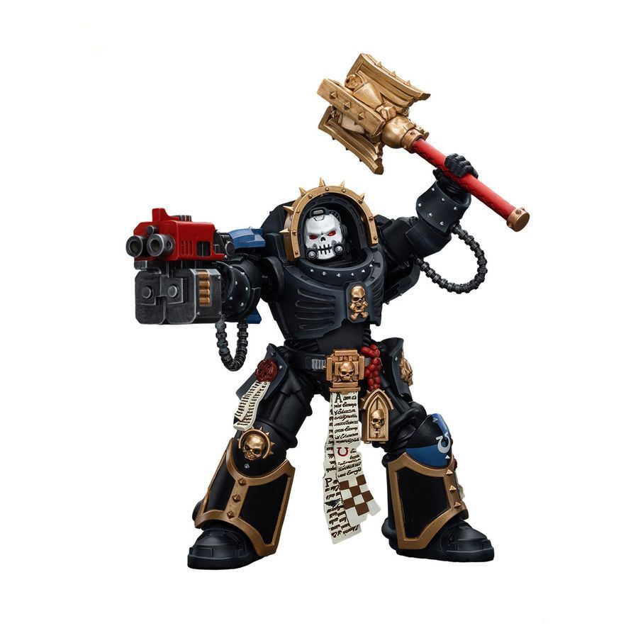 Фігурка з гри Warhammer 40k, Капелан Ультрамаринів у термінаторській броні, JOYTOY, рухома, 14,3 см (WHR 0157)