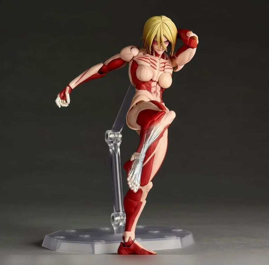 Аніме фігурка Атака титанів Attack on Titan Annie Leonhart, титан Енні Леонхарт, рухомий, 15 см (AT 0034)