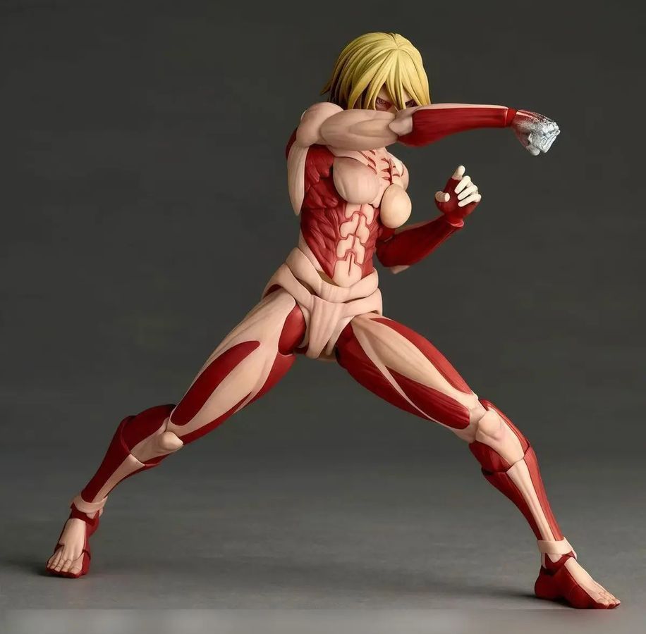 Аніме фігурка Атака титанів Attack on Titan Annie Leonhart, титан Енні Леонхарт, рухомий, 15 см (AT 0034)