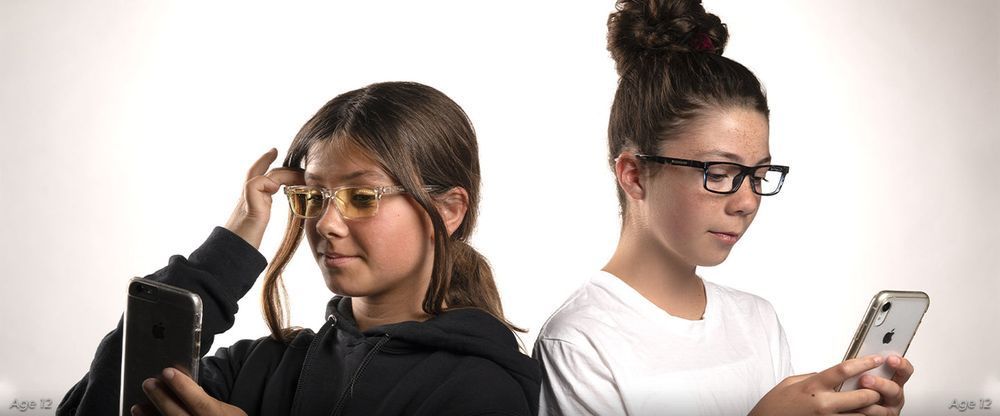 Дитячі окуляри для комп'ютера Gunnar, Cruz Kids Large (8-12), Crystal, Amber Natural, White (CRU-07601)