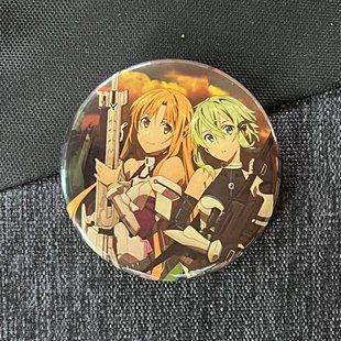 Значок аниме Мастера меча онлайн Sword Art Online, диаметр 58 мм (ZNSAO 0020)