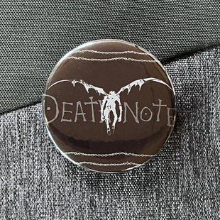 Значок аниме Тетрадь смерти Death Note, диаметр 58 мм (ZNDNA 0002)
