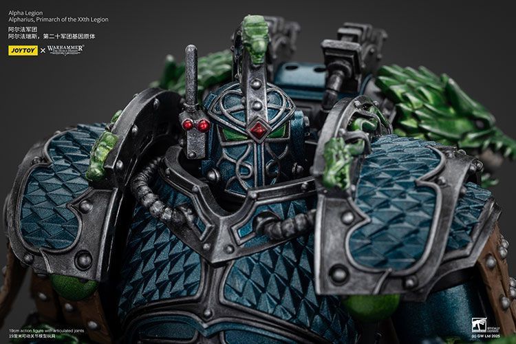 Фігурка з гри Warhammer 40k, Альфа-Легіон Альфарій, Прімарх XX Легіону, JOYTOY, рухлива, 19 см (WHR 0145)