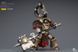 Фигурка Warhammer 40k, Железные Воины, Воин-кузнец с молотом-гравитоновым дробителем, JOYTOY, подвижная, 14,2 см (WHR 0239)