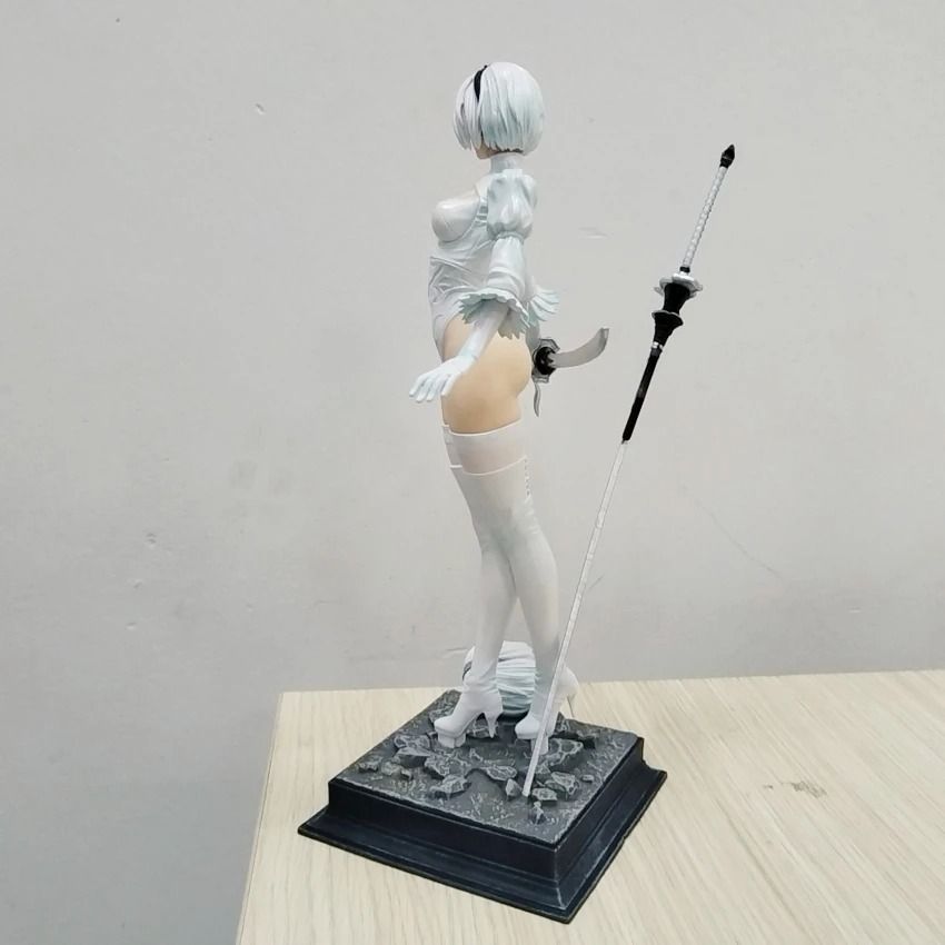 Фігурка з гри NieR Automata YoRHa No. 2 Type B, Йорха в білому, 27 см (NRA 0022)