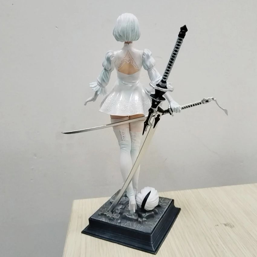 Фігурка з гри NieR Automata YoRHa No. 2 Type B, Йорха в білому, 27 см (NRA 0022)