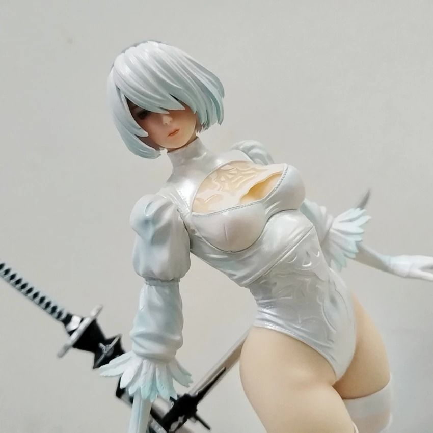 Фігурка з гри NieR Automata YoRHa No. 2 Type B, Йорха в білому, 27 см (NRA 0022)