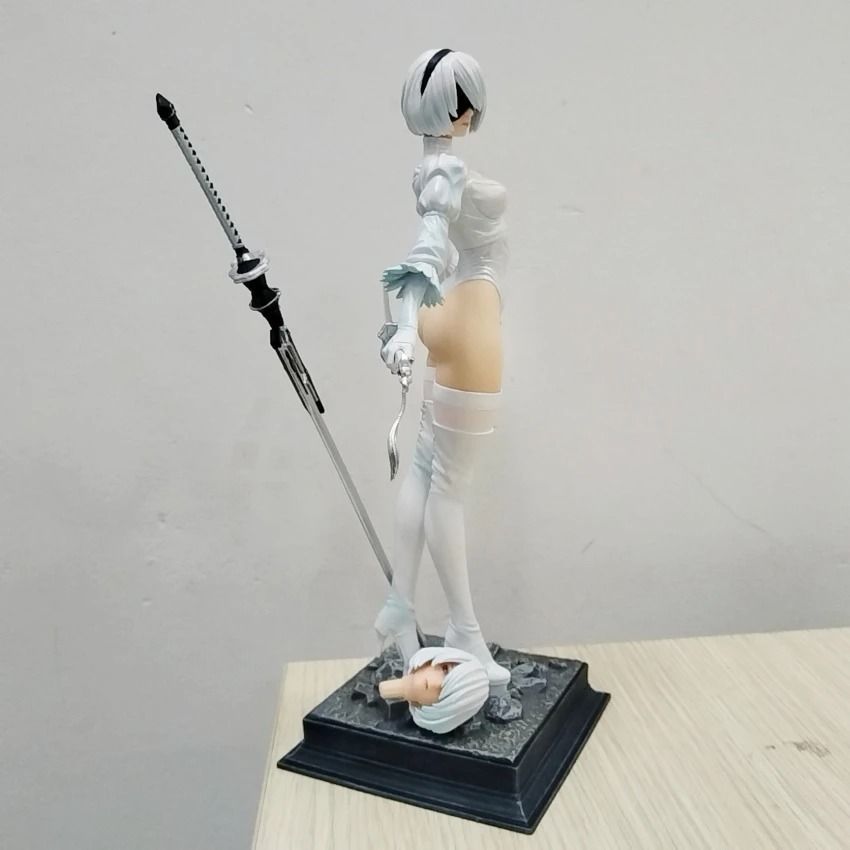 Фігурка з гри NieR Automata YoRHa No. 2 Type B, Йорха в білому, 27 см (NRA 0022)