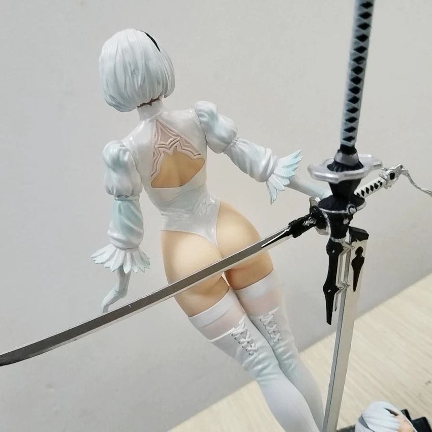 Фігурка з гри NieR Automata YoRHa No. 2 Type B, Йорха в білому, 27 см (NRA 0022)