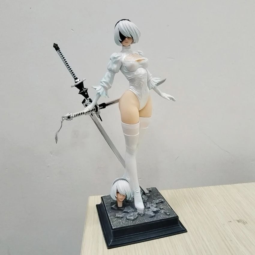 Фігурка з гри NieR Automata YoRHa No. 2 Type B, Йорха в білому, 27 см (NRA 0022)