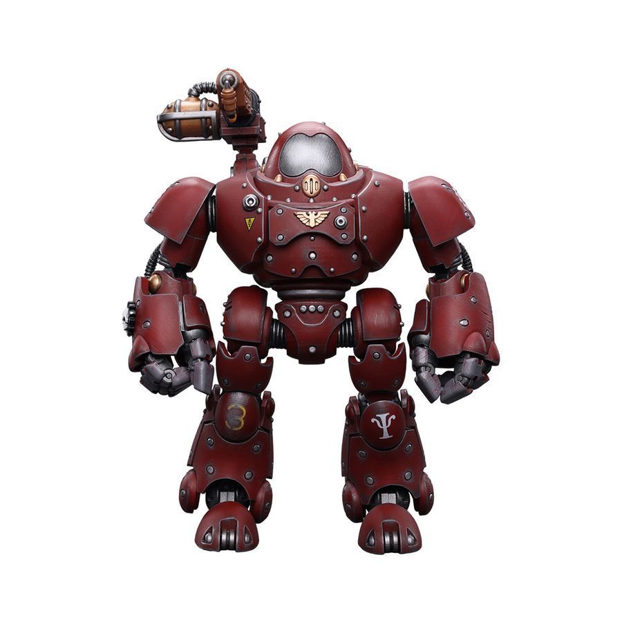 Фигурка из игры Warhammer 40k, Робот-кастелан Адептус Механикус с огненной горелкой, JOYTOY, подвижная, 24 см (WHR 0017)
