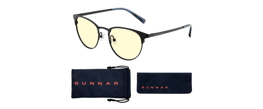 Очки для компьютера Gunnar, Apex, Onyx/Navy, Amber, White (APX-11501)