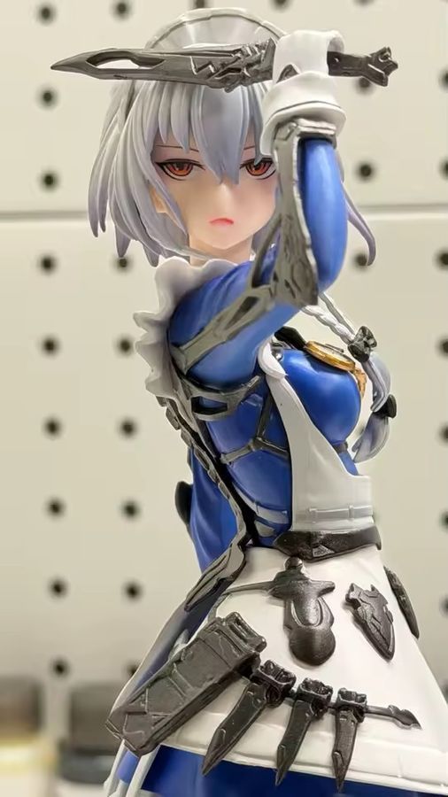 Аніме фігурка з гри Touhou 6 Sakuya Izayoi, покоївка Сакуя Ідзайой, 24 см (TOHU 0003)