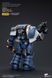 Фігурка з гри Warhammer 40k, Ультрамарини Катафракти Термінаторський загін Сержант із силовим мечем, JOYTOY, рухома, 13,6 см (WHR 0140)