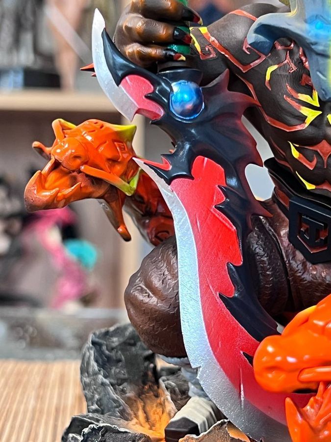Фигурка из игры DOTA 2 Juggernaut Джаггернаут, статуэтка фанатская версия без коробки, 20 см (DOTA 0035)