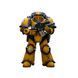 Фигурка из игры Warhammer 40k, Имперские Кулаки, Легионер с болтером, JOYTOY, подвижная, 12,5 см (WHR 0012)
